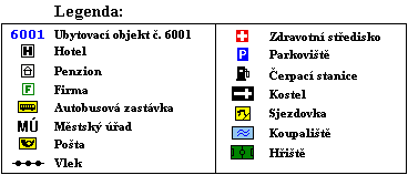 Legenda k mapě Hartmanic