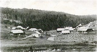 Modrava na dobov� pohlednici