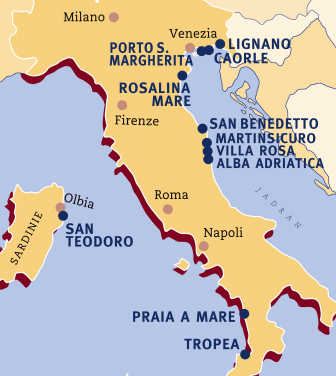 Mapa It�lie